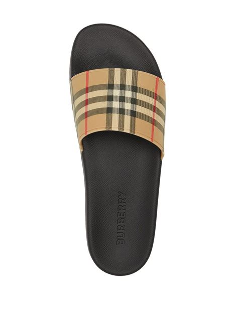 farfetch burberry slides